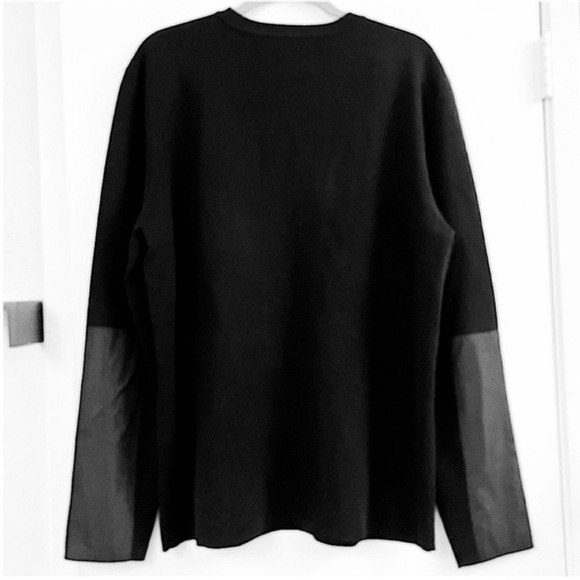 Aztech Mountain Wool Black Crewneck Long Sleeve Performance Sweater Size XL - Picture 2 of 7